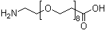 27-Amino-4,7,10,13,16,19,22,25-octaoxaheptacosanoic acid molecular structure (CAS 756526-04-2)