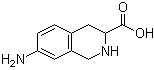 7-Amino-1,2,3,4-tetrahydro-3-isoquinolinecarboxylic acid molecular structure (CAS 756803-94-8)