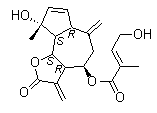 林泽兰内酯 B分子结构 (CAS 757202-08-7)