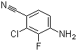 structure of CAS# 757247-99-7, 4-Amino-2-chloro-3-fluorobenzonitrile