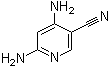 3-Cyano-4,6-diaminopyridine molecular structure (CAS 75776-47-5)