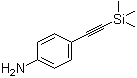 4-[(Trimethylsilyl)ethynyl]aniline molecular structure (CAS 75867-39-9)