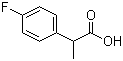 结构式 CAS# 75908-73-5, 2-(4-氟苯基)丙酸