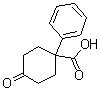 结构式 CAS# 75945-91-4, 1-苯基-4-氧代环己烷羧酸