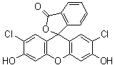 结构式 CAS# 76-54-0, 2',7'-二氯荧光素
