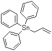 结构式 CAS# 76-63-1, 烯丙基三苯基锡