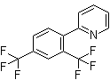 2-(2,4-Bis(trifluoromethyl)phenyl)pyridine molecular structure (CAS 760210-64-8)