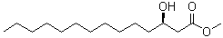 Methyl (3R)-3-hydroxytetradecanoate molecular structure (CAS 76062-97-0)