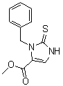 2,3-Dihydro-3-(phenylmethyl)-2-thioxo-1H-imidazole-4-carboxylic acid methyl ester molecular structure (CAS 76075-15-5)