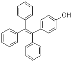 结构式 CAS# 76115-06-5, 4-(三苯乙烯基)苯酚