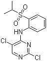 2,5-Dichloro-N-[2-[(1-methylethyl)sulfonyl]phenyl]-4-pyrimidinamine molecular structure (CAS 761440-16-8)