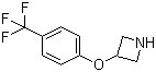 结构式 CAS# 76263-21-3, 3-[4-(三氟甲基)苯氧基]氮杂环丁烷