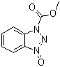 1H-Benzotriazole-1-carboxylic acid methyl ester 3-oxide molecular structure (CAS 76266-27-8)