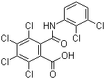 Tecloftalam molecular structure (CAS 76280-91-6)