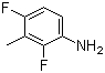 2,4-Difluoro-3-methylaniline molecular structure (CAS 76350-70-4)
