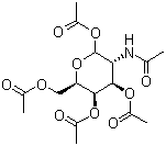 structure of CAS# 76375-60-5, D-Galactosamine pentaacetate