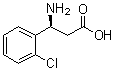 (S)-3-Amino-3-(2-chlorophenyl)propanoic acid molecular structure (CAS 763922-37-8)