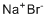 Sodium bromide molecular structure (CAS 7647-15-6)