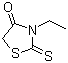 结构式 CAS# 7648-01-3, 3-乙基罗丹宁; 3-乙基-2-硫酮-1,3-噻唑啉-4-酮