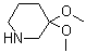 3,3-Dimethoxypiperidine molecular structure (CAS 765962-69-4)