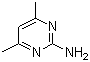structure of CAS# 767-15-7, 2-Amino-4,6-dimethylpyrimidine;4,6-Dimethylpyrimidin-2-ylamine