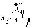 Trichloromelamine molecular structure (CAS 7673-09-8)