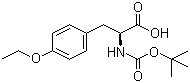 Boc-O-ethyl-L-tyrosine molecular structure (CAS 76757-91-0)