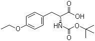 structure of CAS# 76757-92-1, Boc-O-ethyl-D-tyrosine;Boc-D-Tyr(Et)-OH