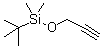 structure of CAS# 76782-82-6, 3-(tert-Butyldimethylsilyloxy)propyne;Propargyl alcohol tert-butyldimethylsilyl ether; tert-Butyldimethyl(2-propyn-1-yloxy)silane; tert-Butyldimethyl(2-propynyloxy)silane; tert-Butyldimethylsilyl propargyl ethe