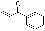 结构式 CAS# 768-03-6, 1-苯基-2-丙烯基-1-酮; 苯基丙烯基酮