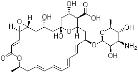 structure of CAS# 7681-93-8, Pimaricin;Natamycin