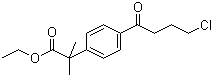 Ethyl 4-(4-chloro-1-oxobutyl)-alpha,alpha-dimethylbenzeneacetate molecular structure (CAS 76811-97-7)