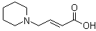 structure of CAS# 768341-84-0, (2E)-4-(1-Piperidinyl)-2-butenoic acid