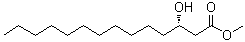 Methyl (S)-3-hydroxytetradecanoate molecular structure (CAS 76835-67-1)