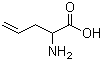 结构式 CAS# 7685-44-1, DL-2-氨基-4-戊烯酸