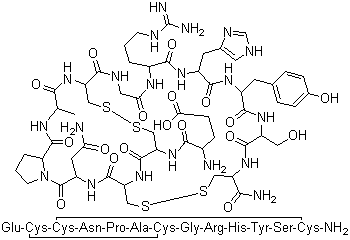 Conotoxin G I molecular structure (CAS 76862-65-2)