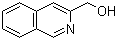 structure of CAS# 76884-34-9, 3-Isoquinolinemethanol;3-(Hydroxymethyl)isoquinoline; Isoquinolin-3-ylmethanol