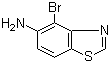 5-氨基-4-溴苯并噻唑分子结构 (CAS 769-19-7)