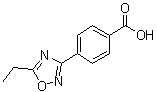 structure of CAS# 769132-76-5, 4-(5-Ethyl-1,2,4-oxadiazol-3-yl)benzoic acid