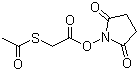 structure of CAS# 76931-93-6, N-Succinimidyl-S-acetylthioacetate