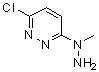 3-Chloro-6-(1-methylhydrazinyl)pyridazine molecular structure (CAS 76953-33-8)