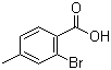 结构式 CAS# 7697-27-0, 2-溴-4-甲基苯甲酸