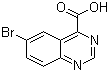 结构式 CAS# 769916-07-6, 6-溴喹唑啉-4-甲酸