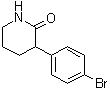 3-(4-Bromophenyl)piperidin-2-one molecular structure (CAS 769944-71-0)