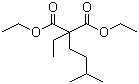 乙基(异戊基)丙二酸二乙酯分子结构 (CAS 77-24-7)