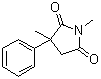 结构式 CAS# 77-41-8, 甲琥胺