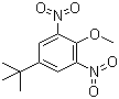 4-tert-Butyl-2,6-dinitroanisole molecular structure (CAS 77055-30-2)
