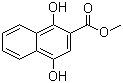 Methyl 1,4-dihydroxy-2-naphthoate molecular structure (CAS 77060-74-3)