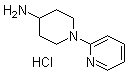 structure of CAS# 77145-39-2, 1-(2-Pyridinyl)-4-piperidinamine hydrochloride;1-(2-Pyridinyl)-4-piperidinamine monohydrochloride