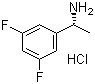 (R)-1-(3,5-Difluorophenyl)ethanamine hydrochloride molecular structure (CAS 771465-40-8)